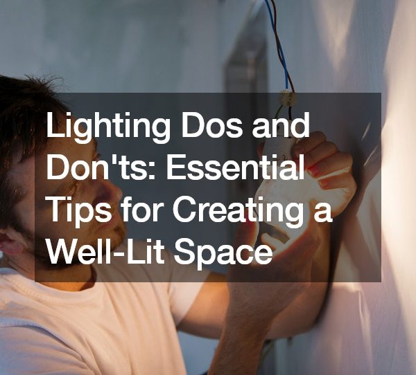 Lighting Dos and Donts Essential Tips for Creating a Well-Lit Space
